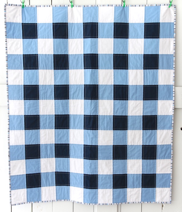 Cotton Gingham Navy Blue - Bloomsbury Square Dressmaking Fabric