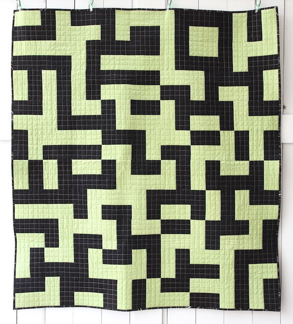 Mixed Up Maze Quilt Front