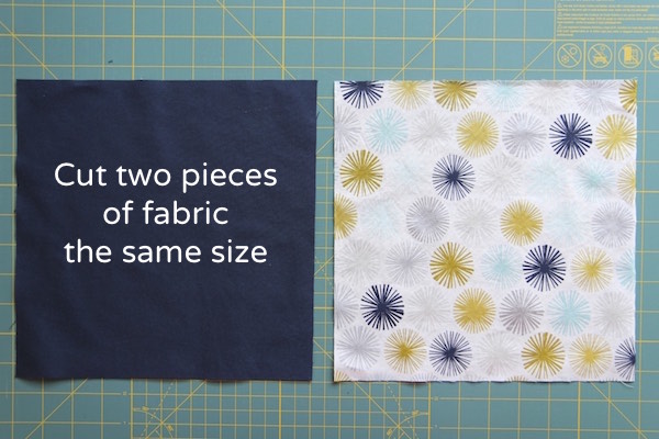 HST II two fabrics squares