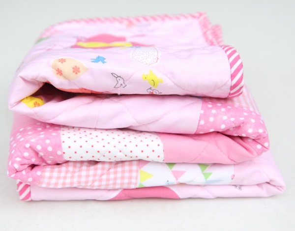 Hip Hooray Quilt Folded