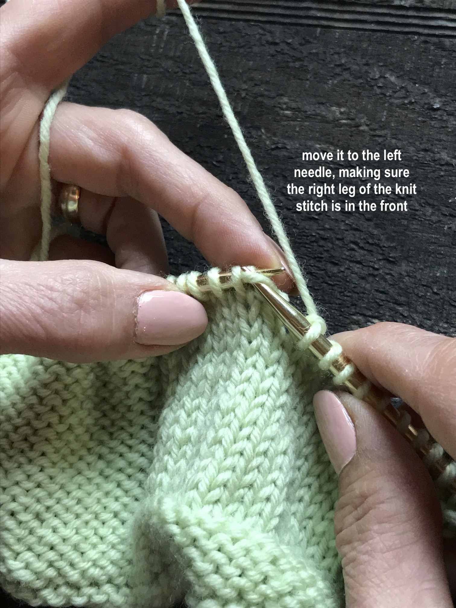 Dropped Knit Stitch 7 Beech Tree Lane Handmade