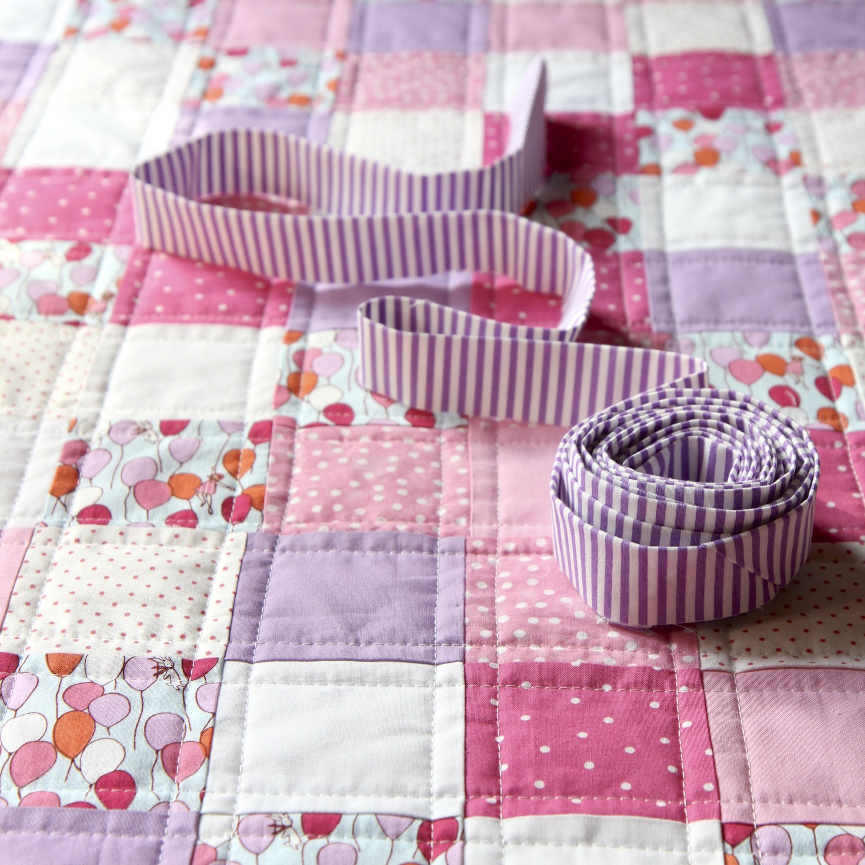 Children At Play Quilt Binding