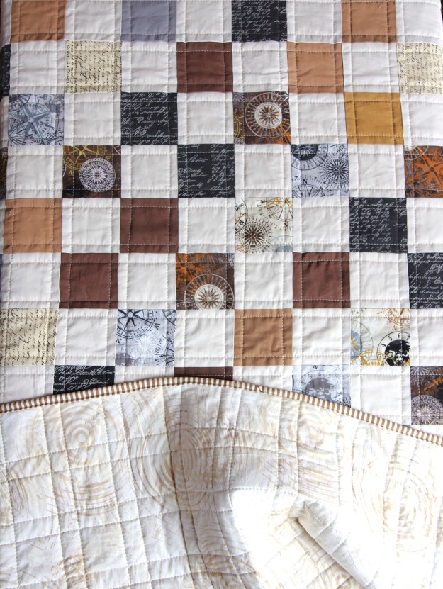 Compass Quilt front and back