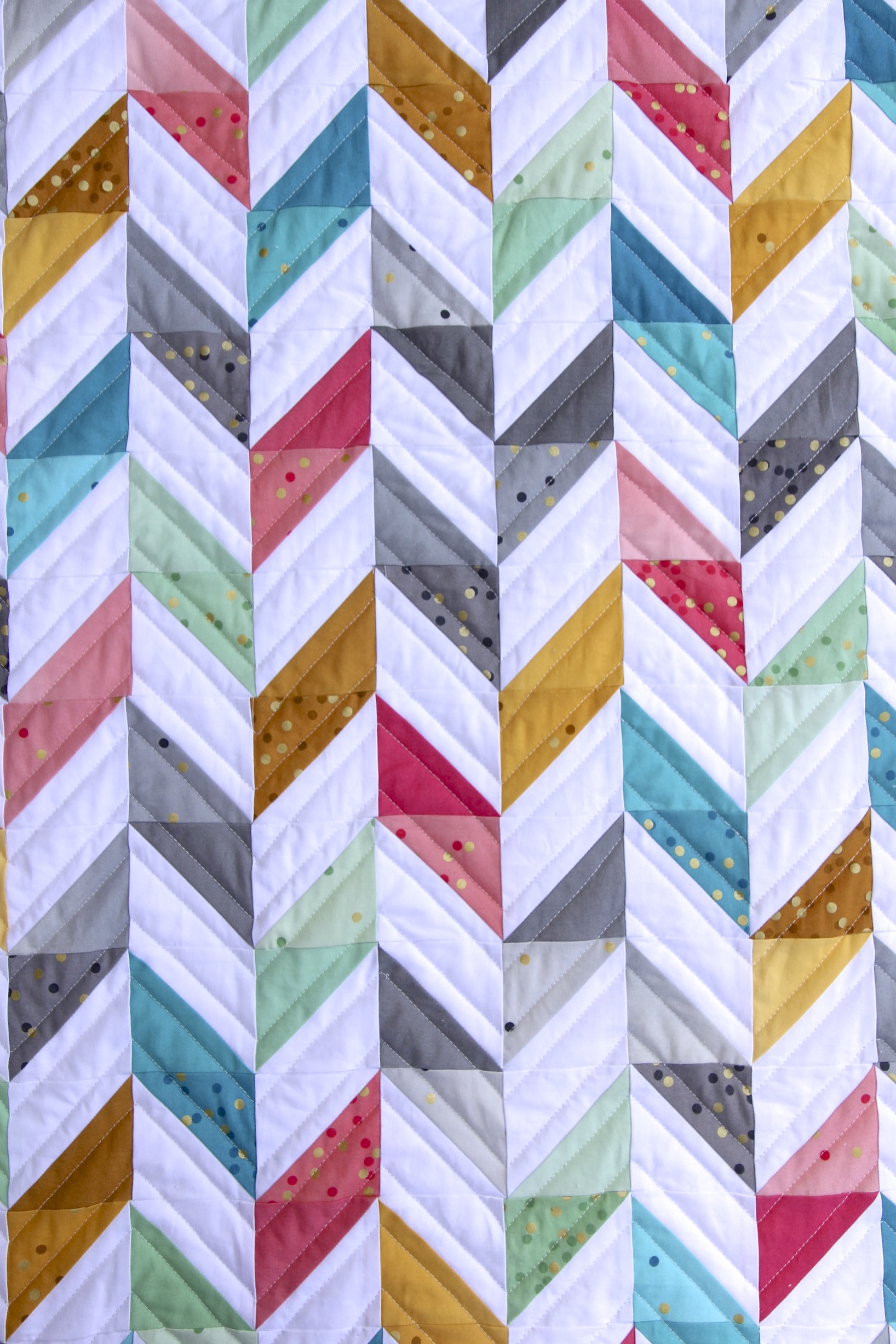 Herringbone Quilt front