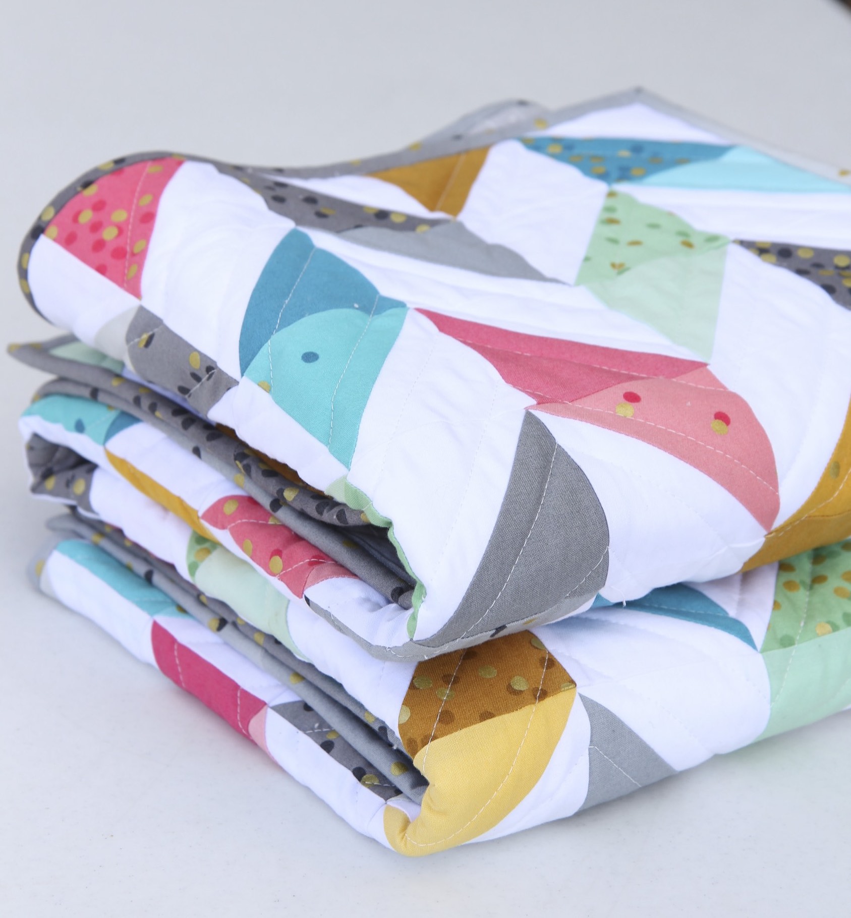 Herringone Quilt Stacked