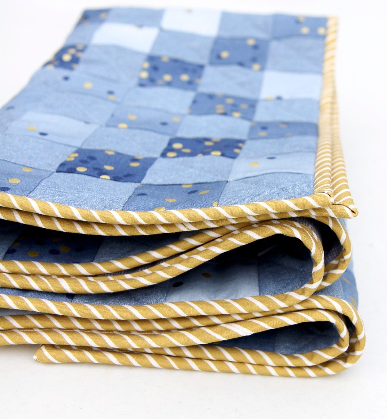 Ombre Confetti Metallic Baby Quilt and Pillow Beech Tree Lane Handmade