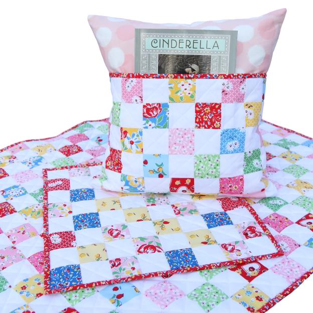 Sugar Sack Pillow with BOok